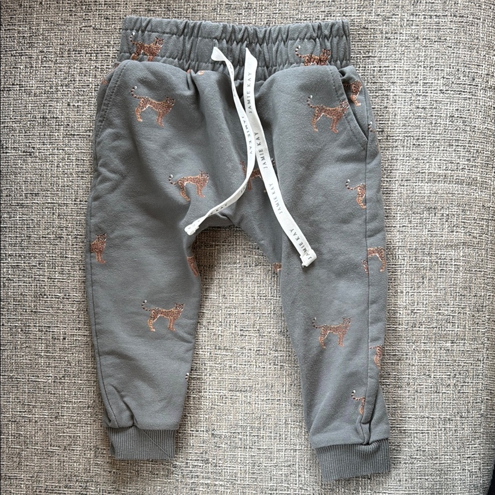 Jamie Kay Jogger Pants with Animal Print